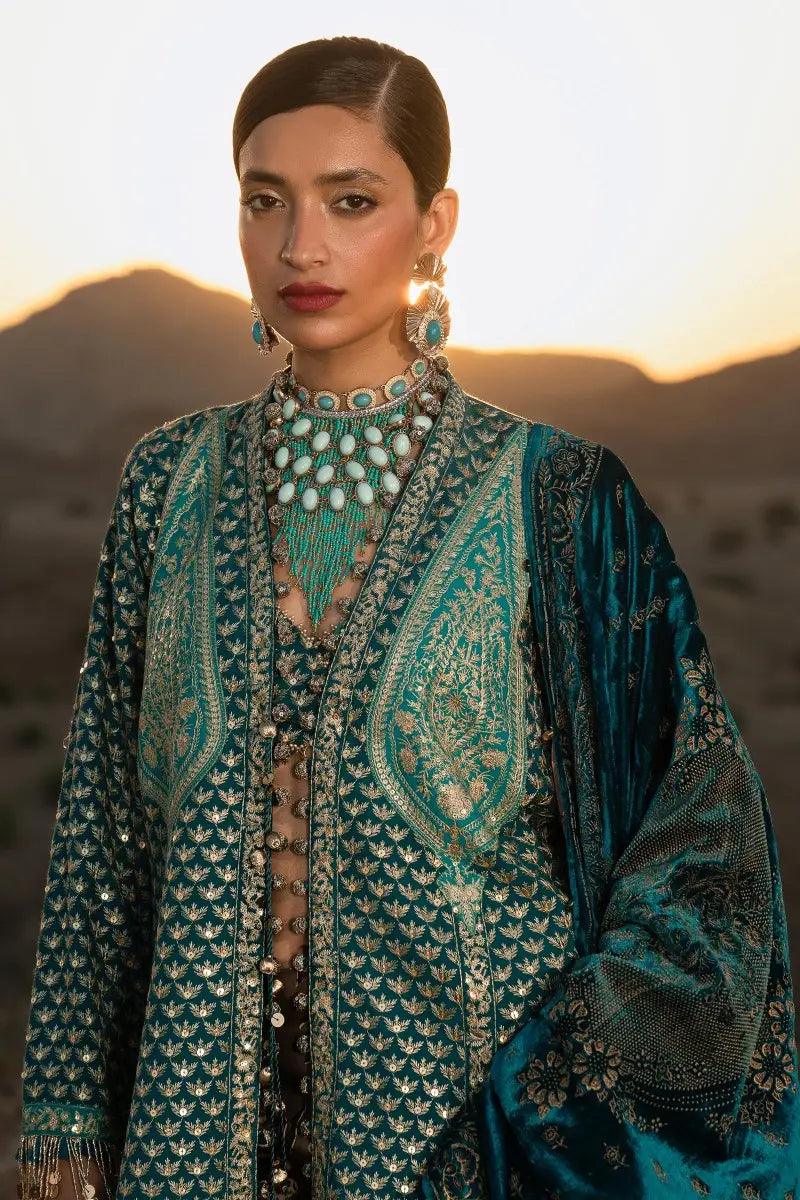 Sana Safinaz | Winter Luxury 23 | S231-007A-DE - Aqsa Fabrics