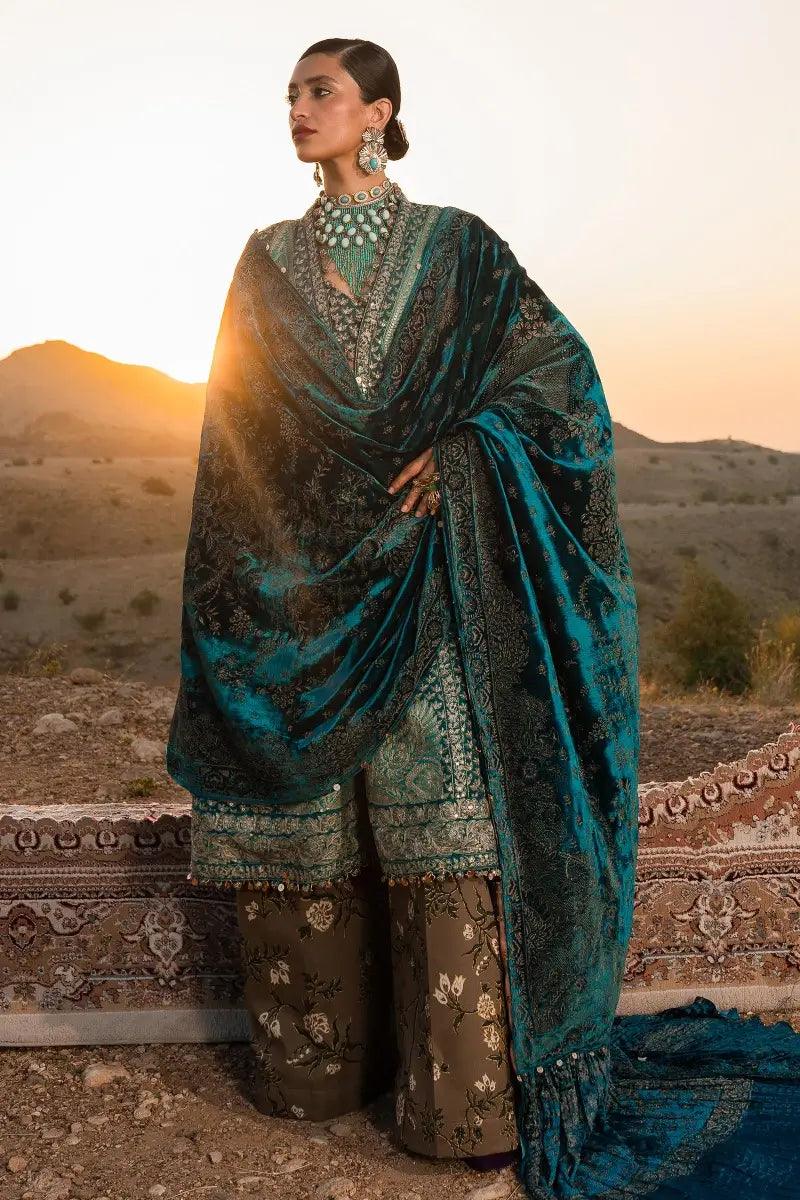 Sana Safinaz | Winter Luxury 23 | S231-007A-DE - Aqsa Fabrics