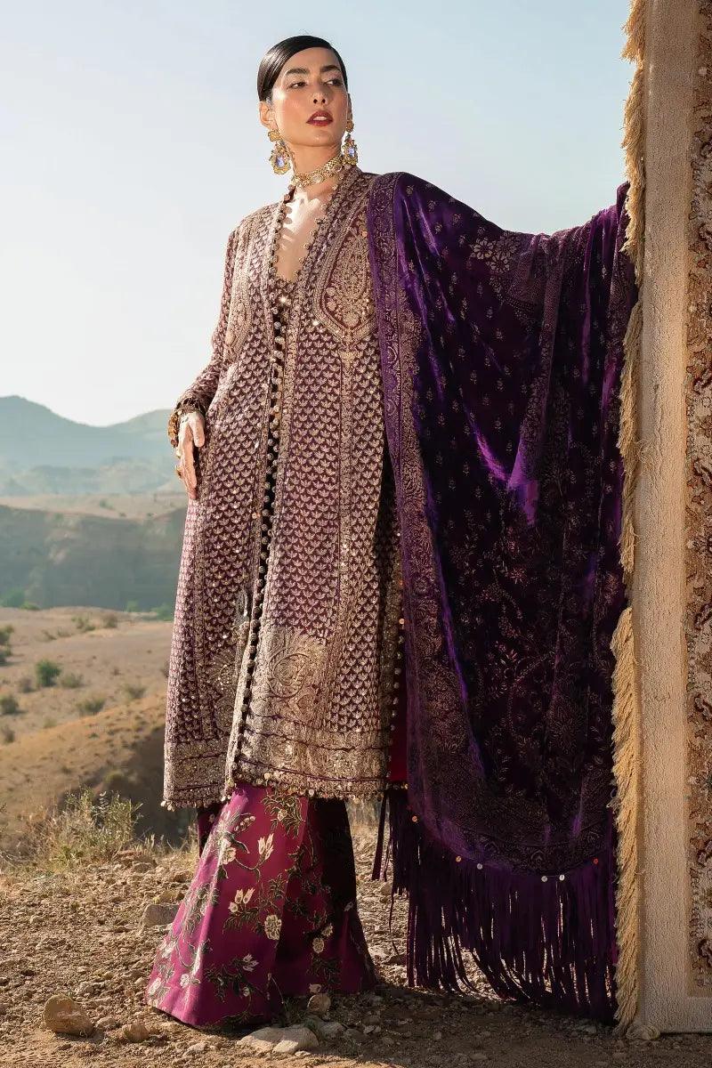 Sana Safinaz | Winter Luxury 23 | S231-007B-DE - Aqsa Fabrics
