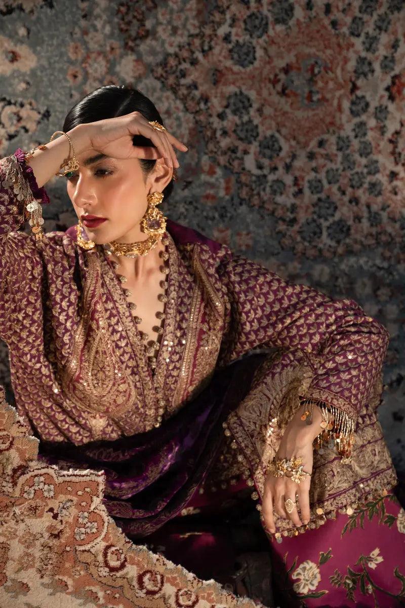 Sana Safinaz | Winter Luxury 23 | S231-007B-DE - Aqsa Fabrics