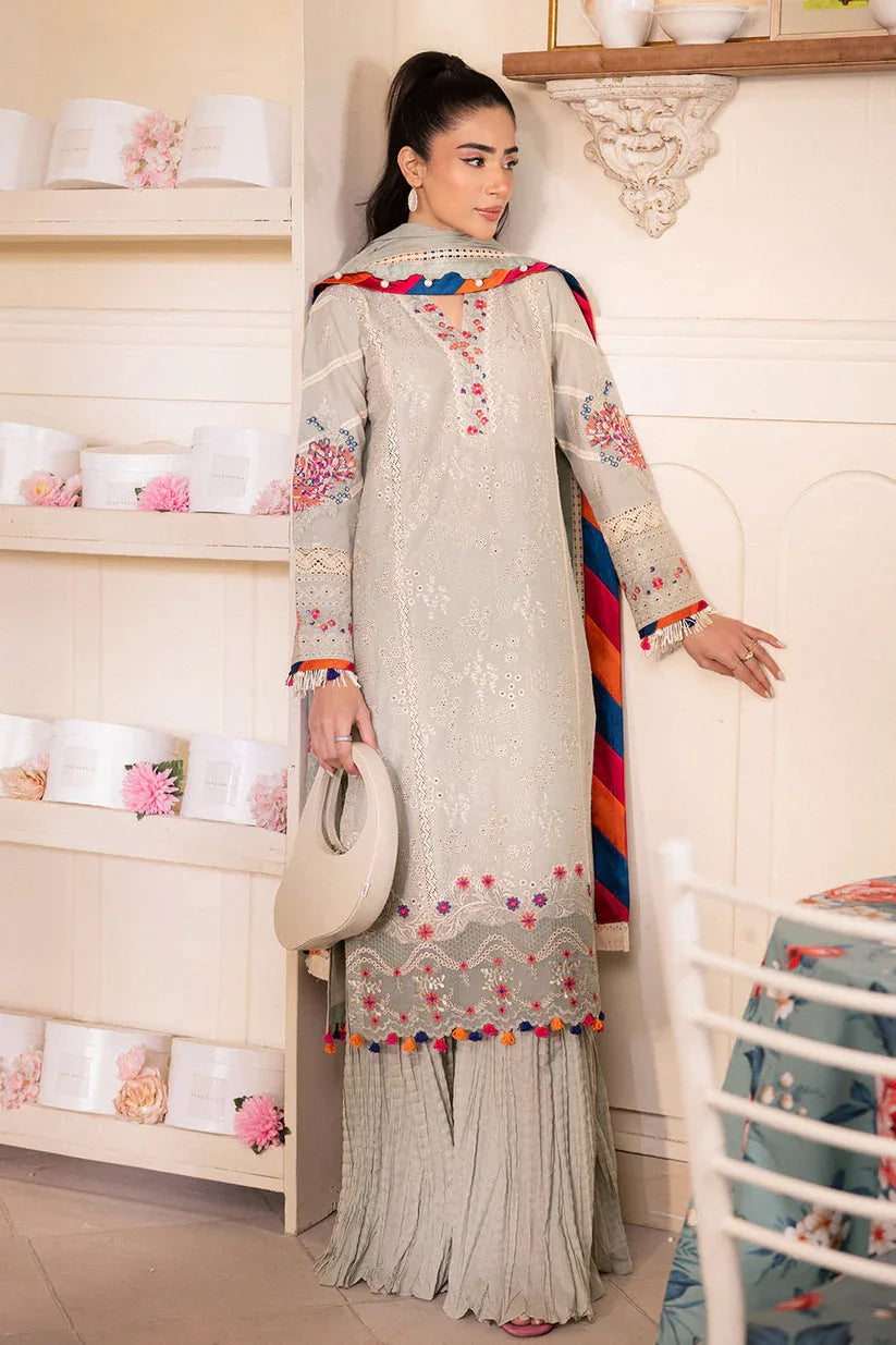 Saad Shaikh | LaAmour Luxury Lawn | Elara - Aqsa Fabrics
