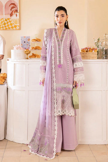 Saad Shaikh | LaAmour Luxury Lawn | Azura - Aqsa Fabrics