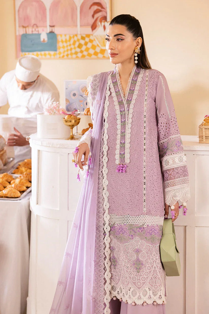 Saad Shaikh | LaAmour Luxury Lawn | Azura - Aqsa Fabrics