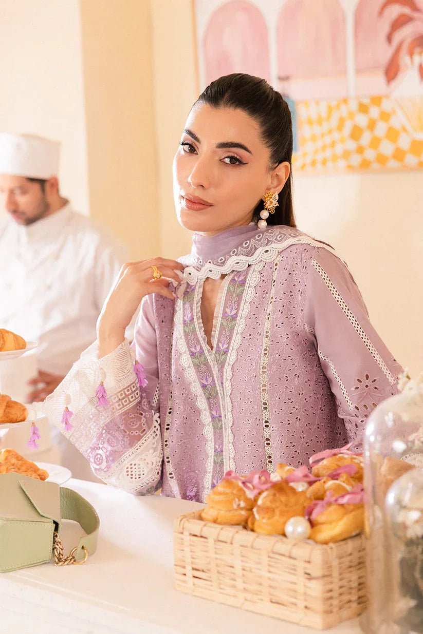 Saad Shaikh | LaAmour Luxury Lawn | Azura - Aqsa Fabrics
