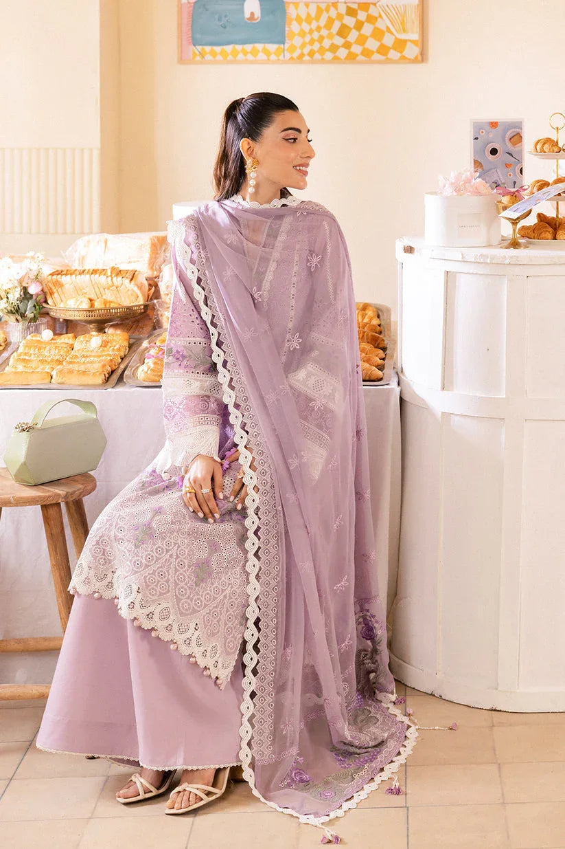 Saad Shaikh | LaAmour Luxury Lawn | Azura - Aqsa Fabrics