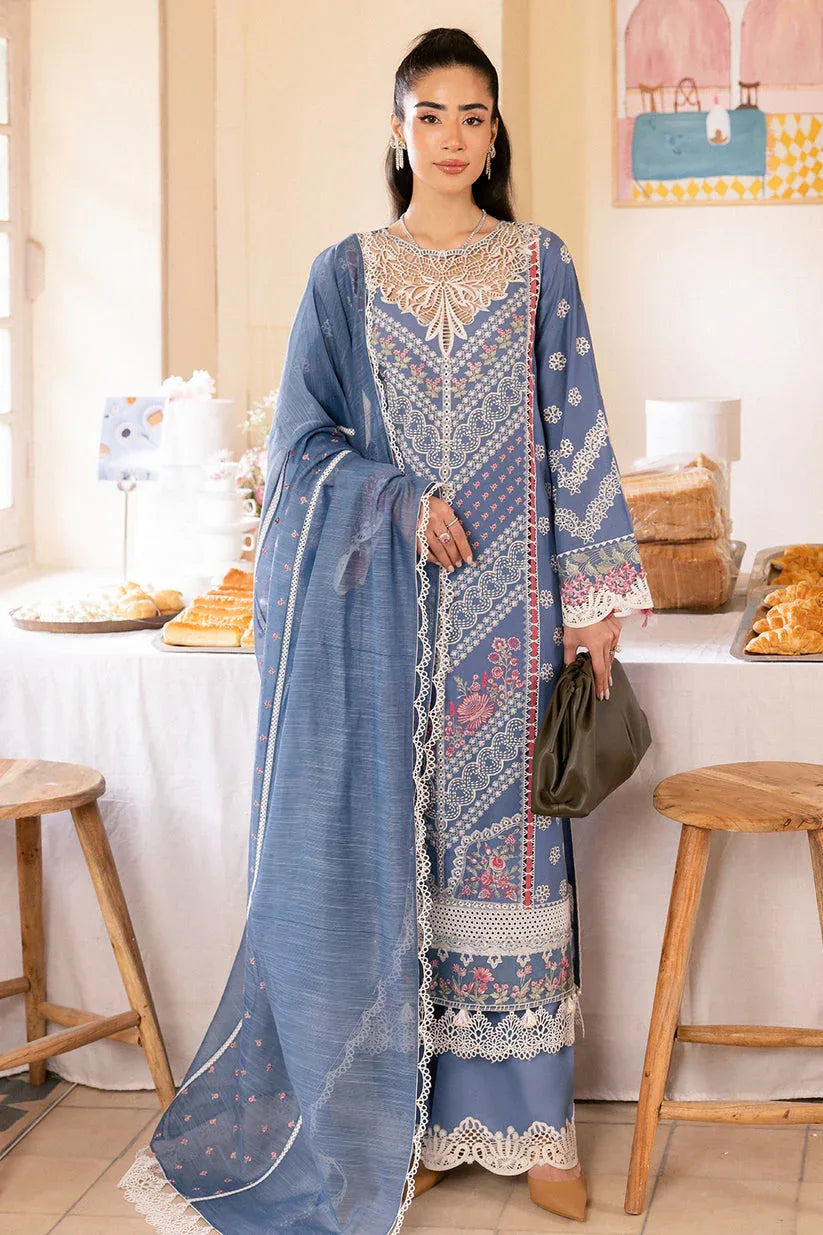 Saad Shaikh | LaAmour Luxury Lawn | Una - Aqsa Fabrics