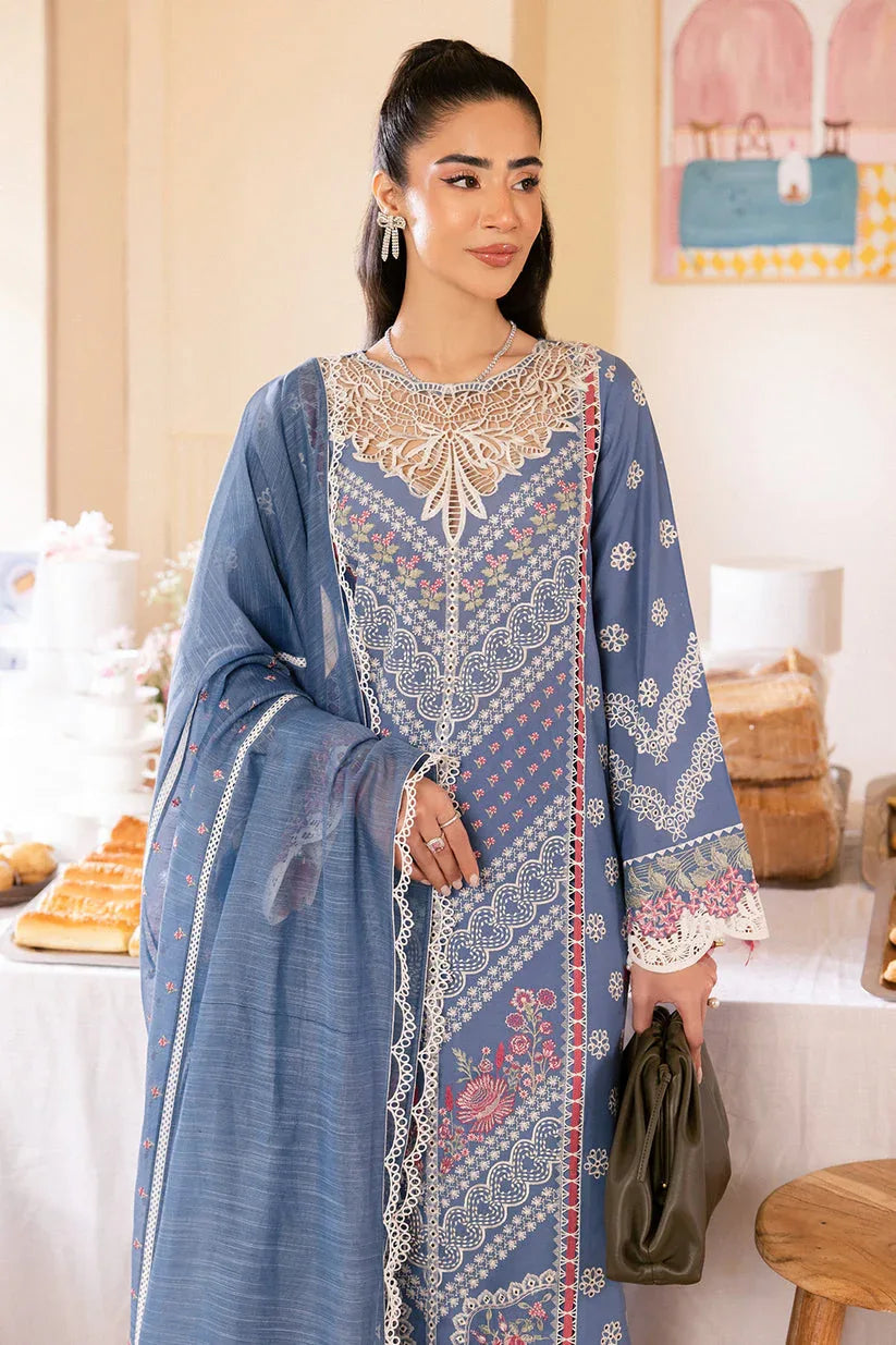 Saad Shaikh | LaAmour Luxury Lawn | Una - Aqsa Fabrics