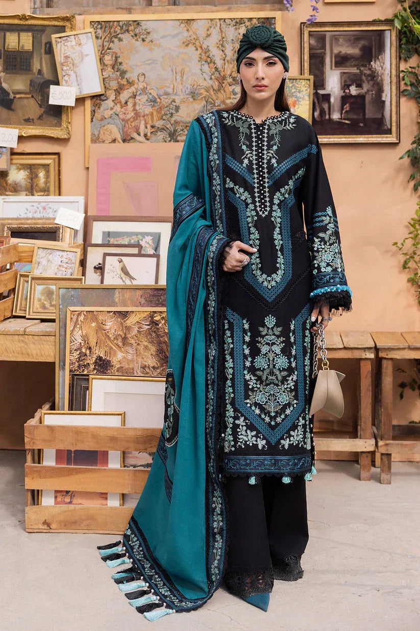 Saad Shaikh | LaAmour Luxury Lawn | Reh - Aqsa Fabrics