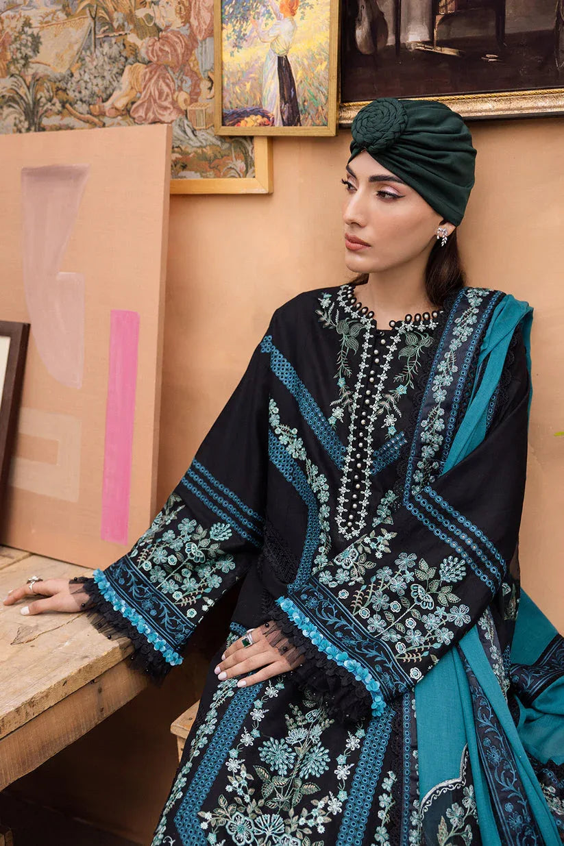 Saad Shaikh | LaAmour Luxury Lawn | Reh - Aqsa Fabrics