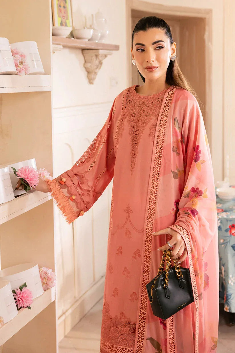 Saad Shaikh | LaAmour Luxury Lawn | Blossom - Aqsa Fabrics