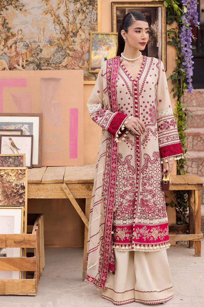 Saad Shaikh | LaAmour Luxury Lawn | Zena - Aqsa Fabrics