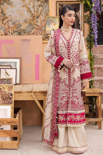 Saad Shaikh | LaAmour Luxury Lawn | Zena - Aqsa Fabrics