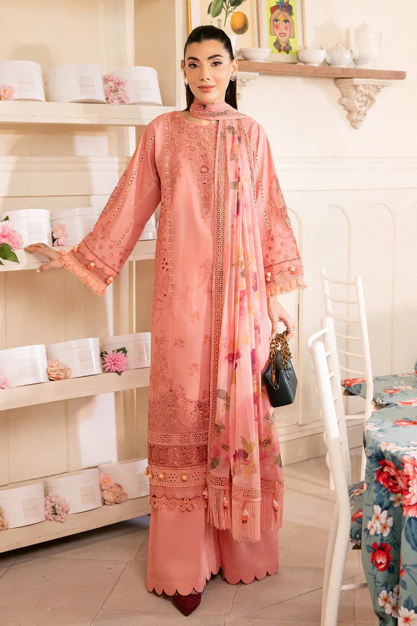 Saad Shaikh | LaAmour Luxury Lawn | Blossom - Aqsa Fabrics