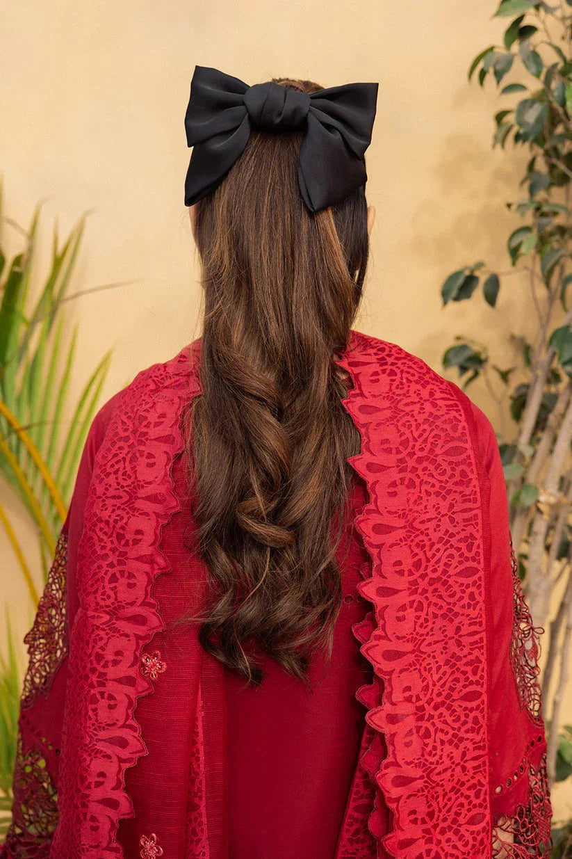 Saad Shaikh | LaAmour Luxury Lawn | Rose - Aqsa Fabrics