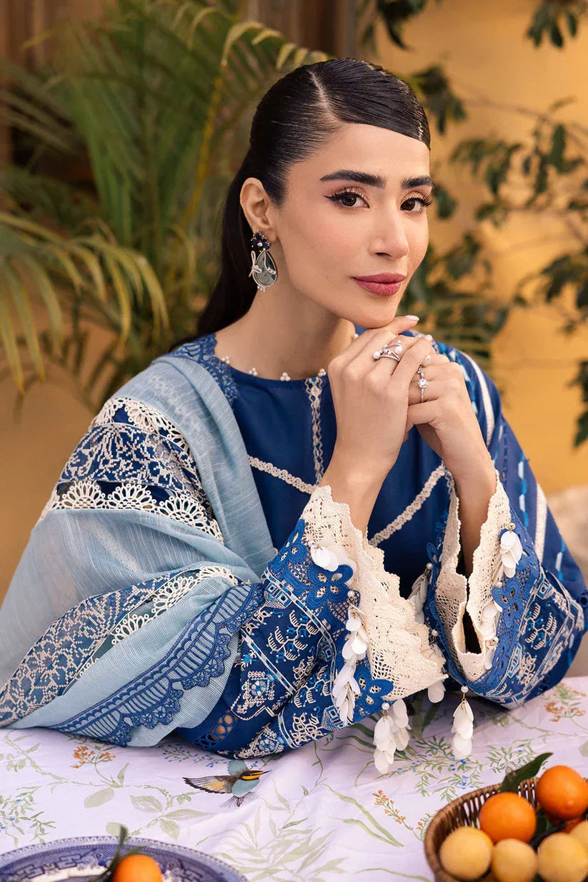 Saad Shaikh | LaAmour Luxury Lawn | Noa - Aqsa Fabrics