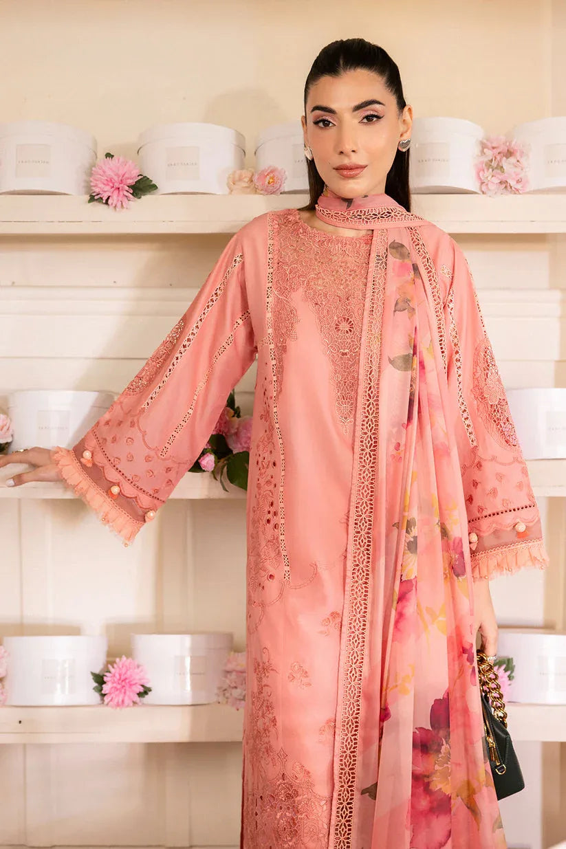 Saad Shaikh | LaAmour Luxury Lawn | Blossom - Aqsa Fabrics