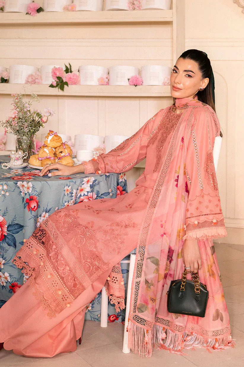 Saad Shaikh | LaAmour Luxury Lawn | Blossom - Aqsa Fabrics
