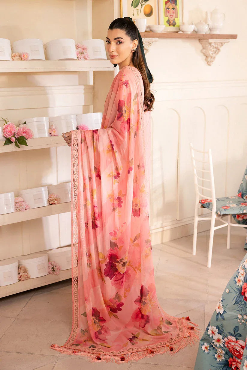 Saad Shaikh | LaAmour Luxury Lawn | Blossom - Aqsa Fabrics