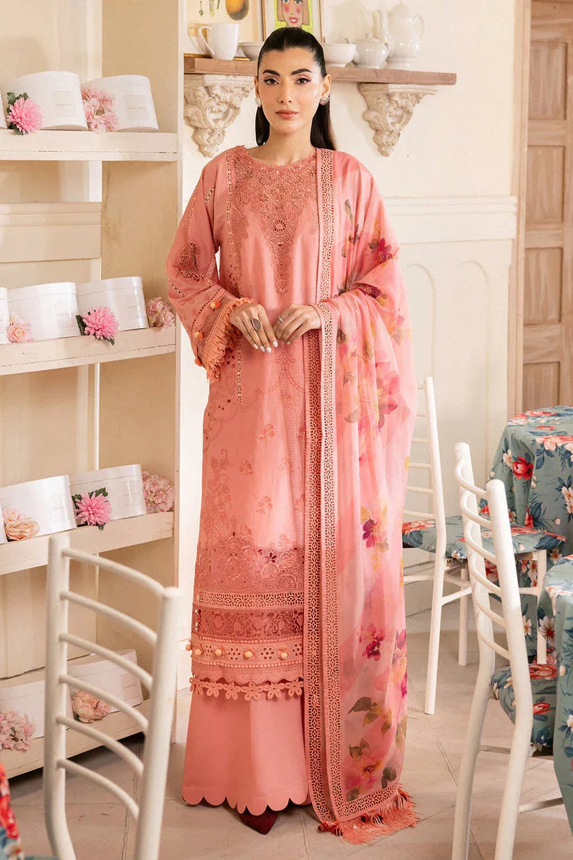 Saad Shaikh | LaAmour Luxury Lawn | Blossom - Aqsa Fabrics