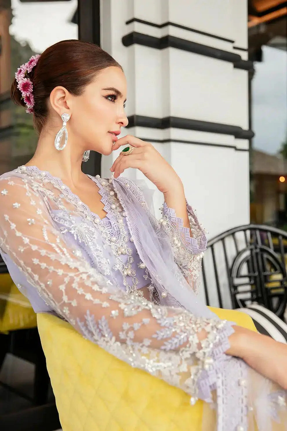 Saad Shaikh | Luminous Formals 23 | Zarin - Aqsa Fabrics