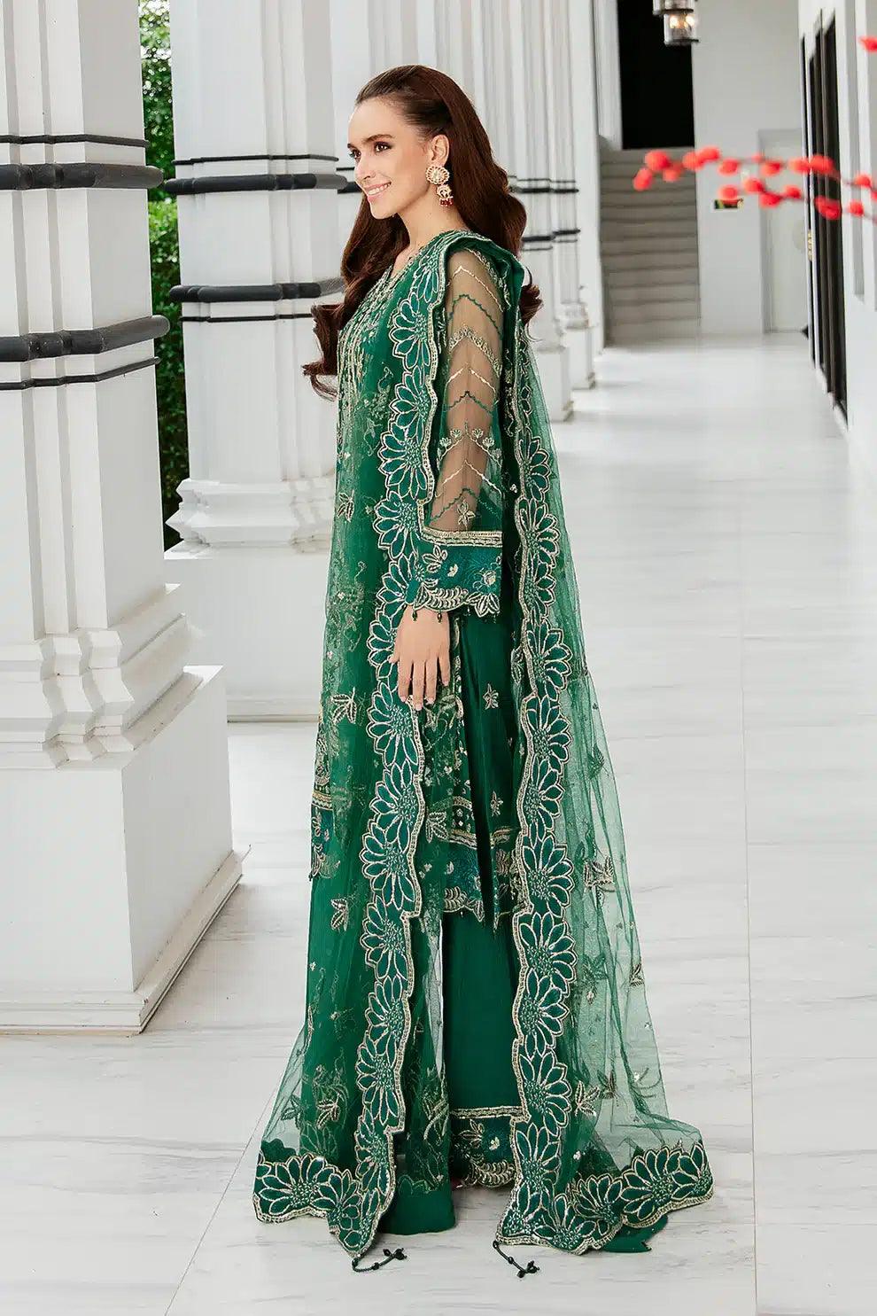 Saad Shaikh | Luminous Formals 23 | Raven - Aqsa Fabrics