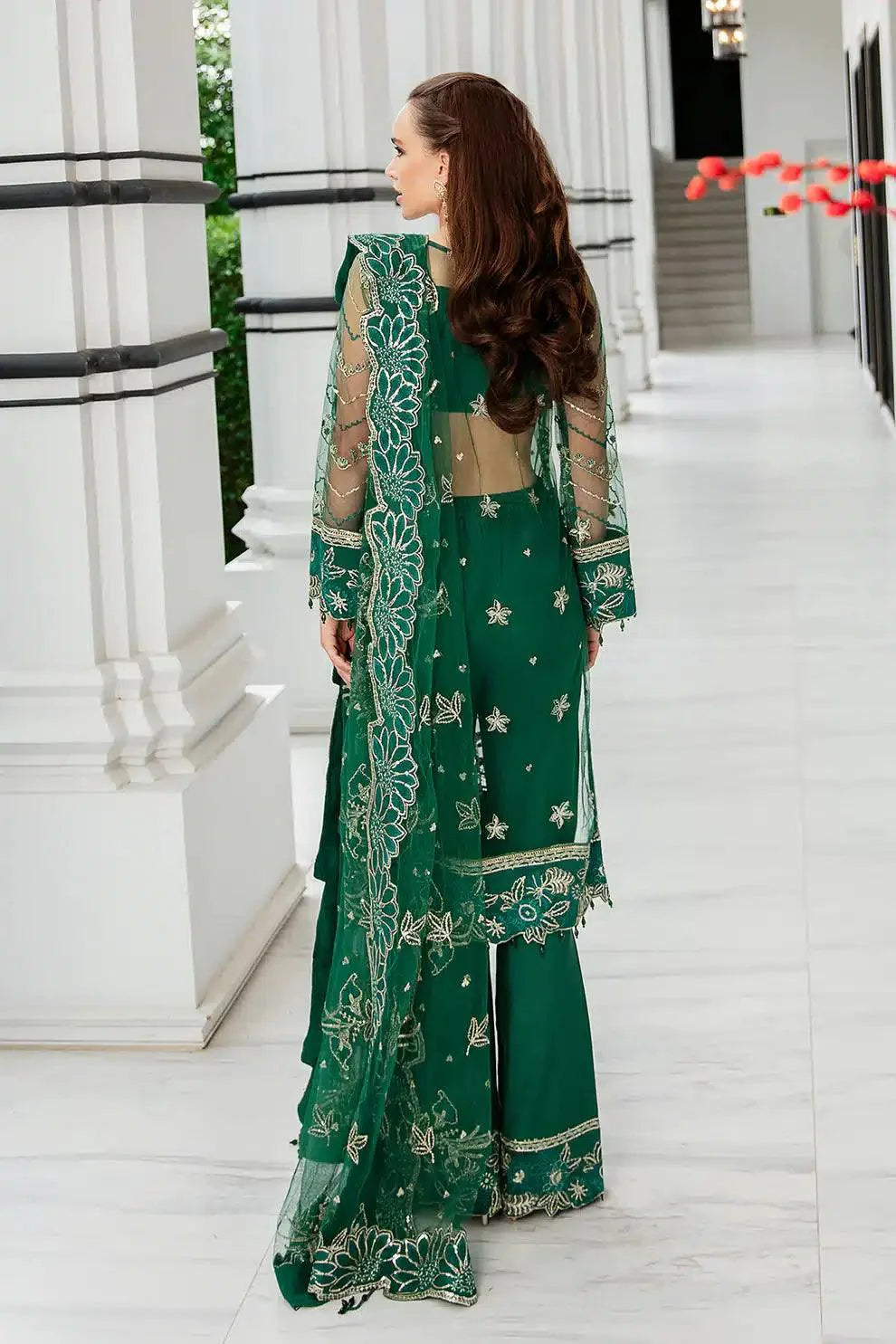 Saad Shaikh | Luminous Formals 23 | Raven - Aqsa Fabrics