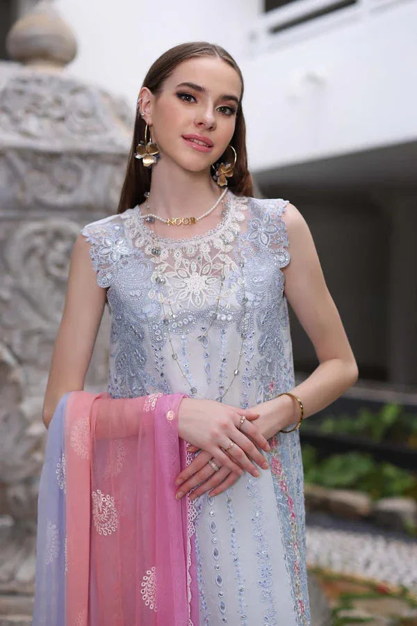Noor by Saadia Asad | Luxury Chikankari Lawn24 | D7-A Multi Tkm - Aqsa Fabrics