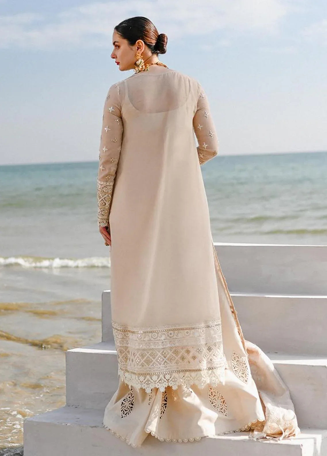 Qalamkar | Sahil Luxury Lawn | Aiyla - Aqsa Fabrics