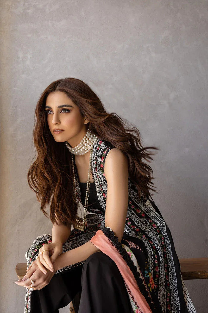 Saira Rizwan | Luxury Lawn 24 | EMBER - SRLL24-06 - Aqsa Fabrics