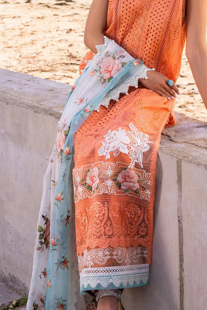 Saira Rizwan | Luxury Lawn 24 | MABE - SRLL24-04 - Aqsa Fabrics