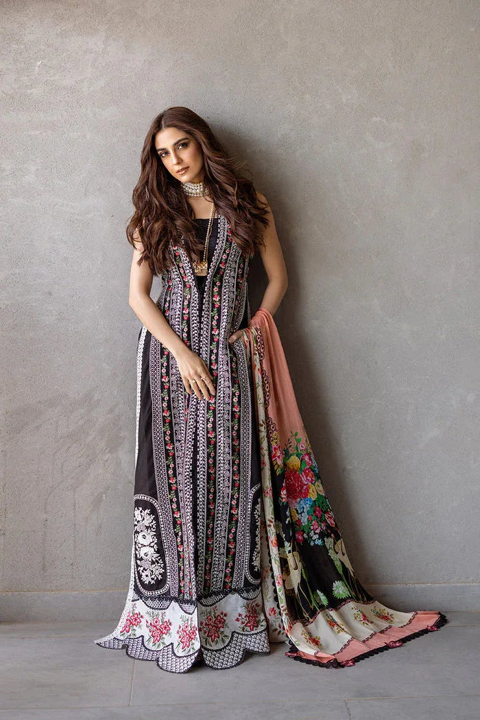 Saira Rizwan | Luxury Lawn 24 | EMBER - SRLL24-06 - Aqsa Fabrics