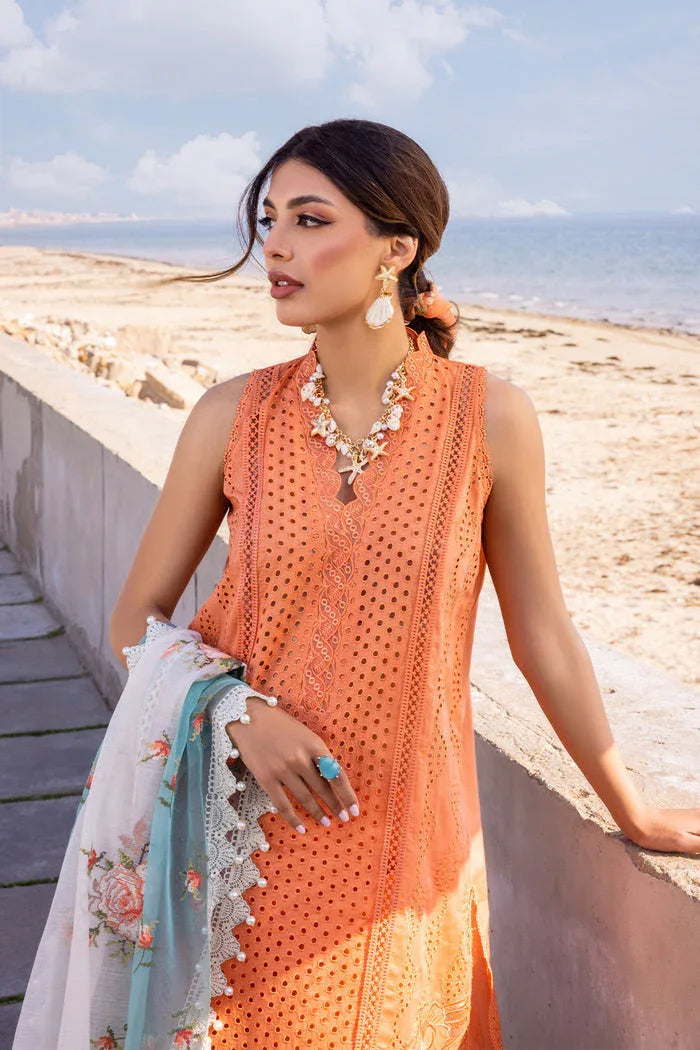 Saira Rizwan | Luxury Lawn 24 | MABE - SRLL24-04 - Aqsa Fabrics