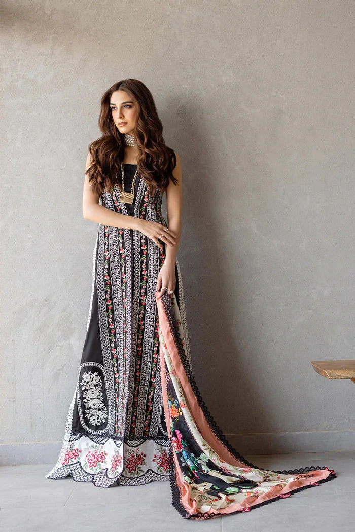 Saira Rizwan | Luxury Lawn 24 | EMBER - SRLL24-06 - Aqsa Fabrics