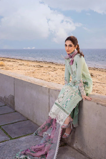 Saira Rizwan | Luxury Lawn 24 | KESHI - SRLL24-02 - Aqsa Fabrics