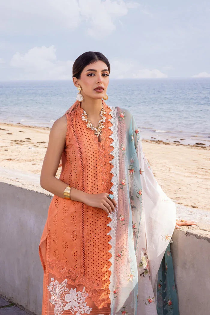 Saira Rizwan | Luxury Lawn 24 | MABE - SRLL24-04 - Aqsa Fabrics