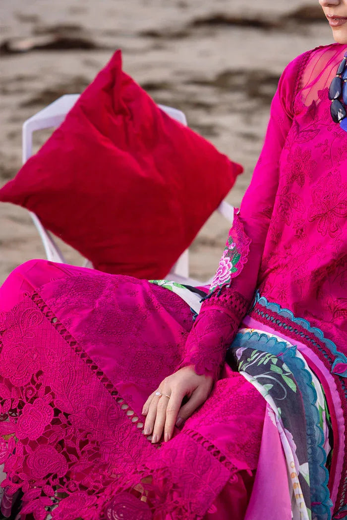 Saira Rizwan | Luxury Lawn 24 | DAMASK - SRLL24-08 - Aqsa Fabrics