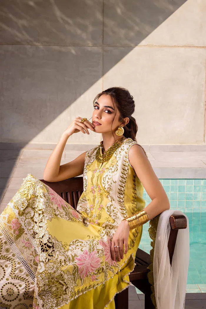 Saira Rizwan | Luxury Lawn 24 | TIFFANY - SRLL24-03 - Aqsa Fabrics