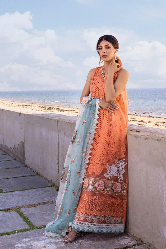 Saira Rizwan | Luxury Lawn 24 | MABE - SRLL24-04 - Aqsa Fabrics