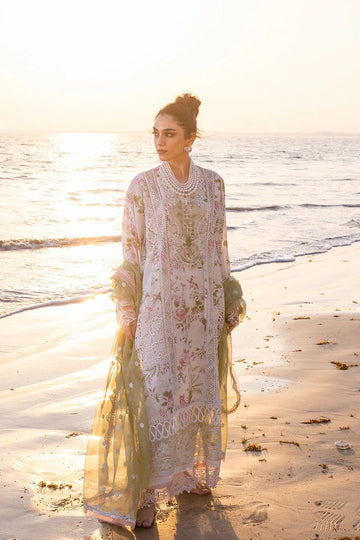 Saira Rizwan | Luxury Lawn 24 | AKOYA - SRLL24-05 - Aqsa Fabrics
