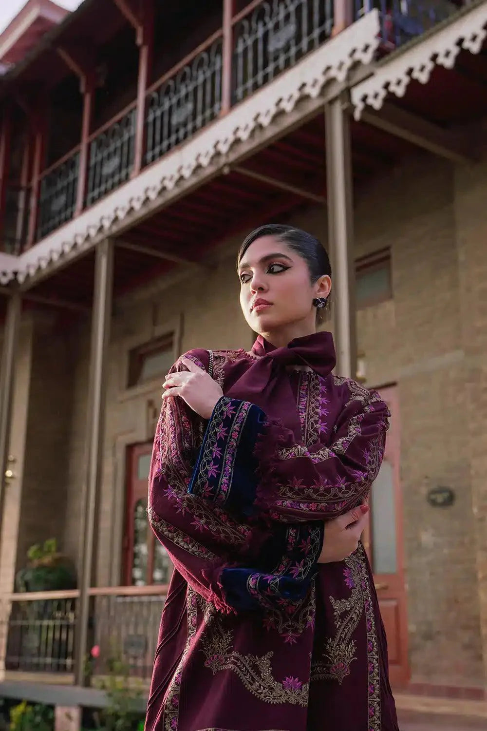 Saira Rizwan | Winter 23 | ZAYNEM SR-02 - Aqsa Fabrics