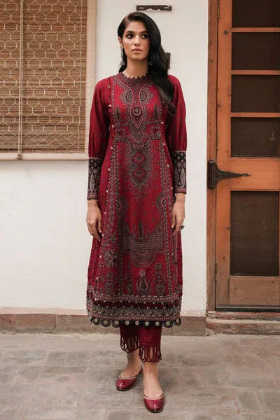 Jazmin | Winter Edition 24 | SLUB KHADDAR UW-0075 - Aqsa Fabrics