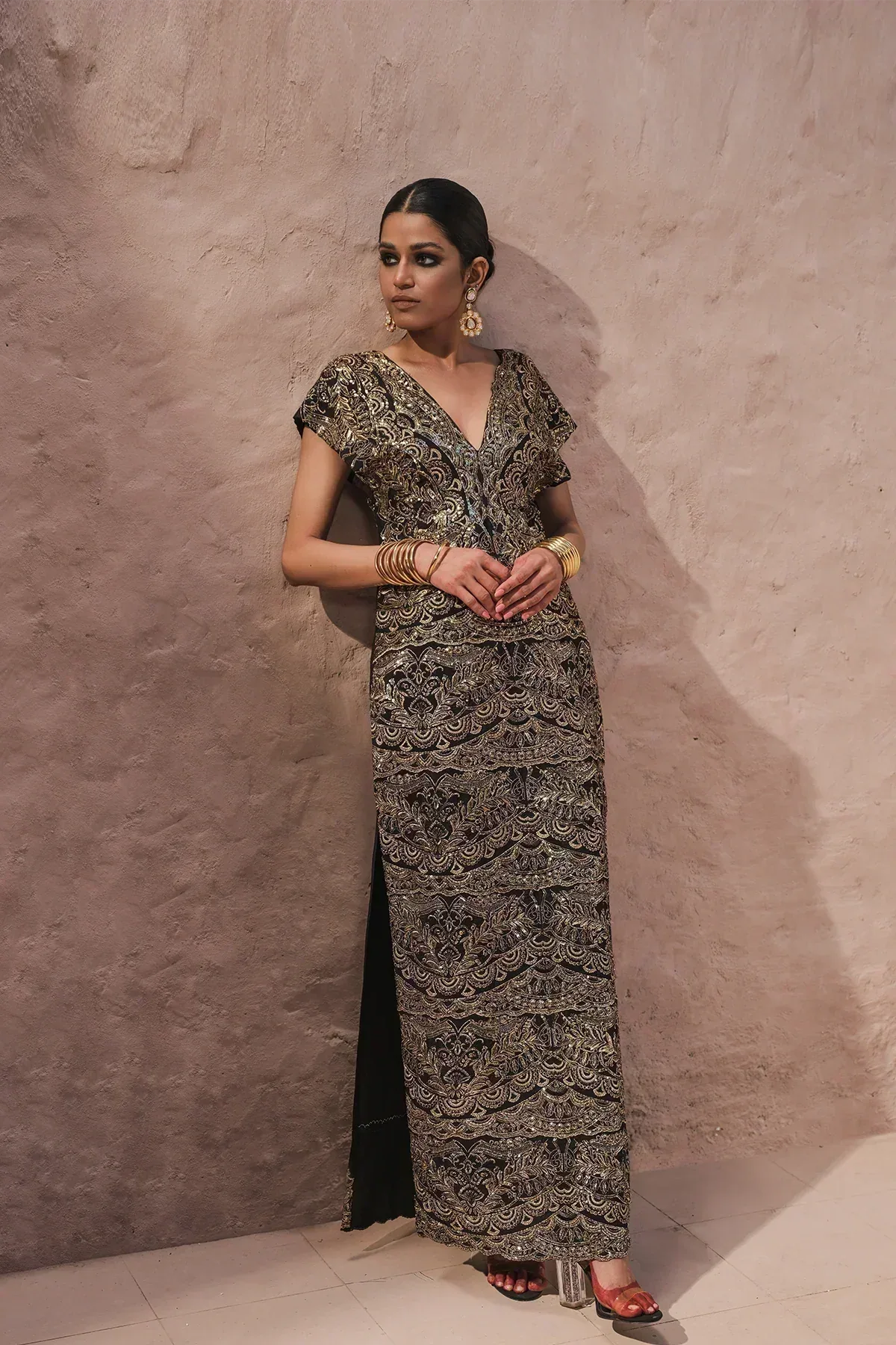 Erum Khan | Shab Siyah 23 | Seraab - Aqsa Fabrics