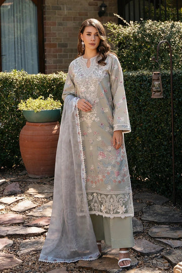 Afrozeh | Damask The Holiday Edit '25 - Lawn | Maelis A - Aqsa Fabrics