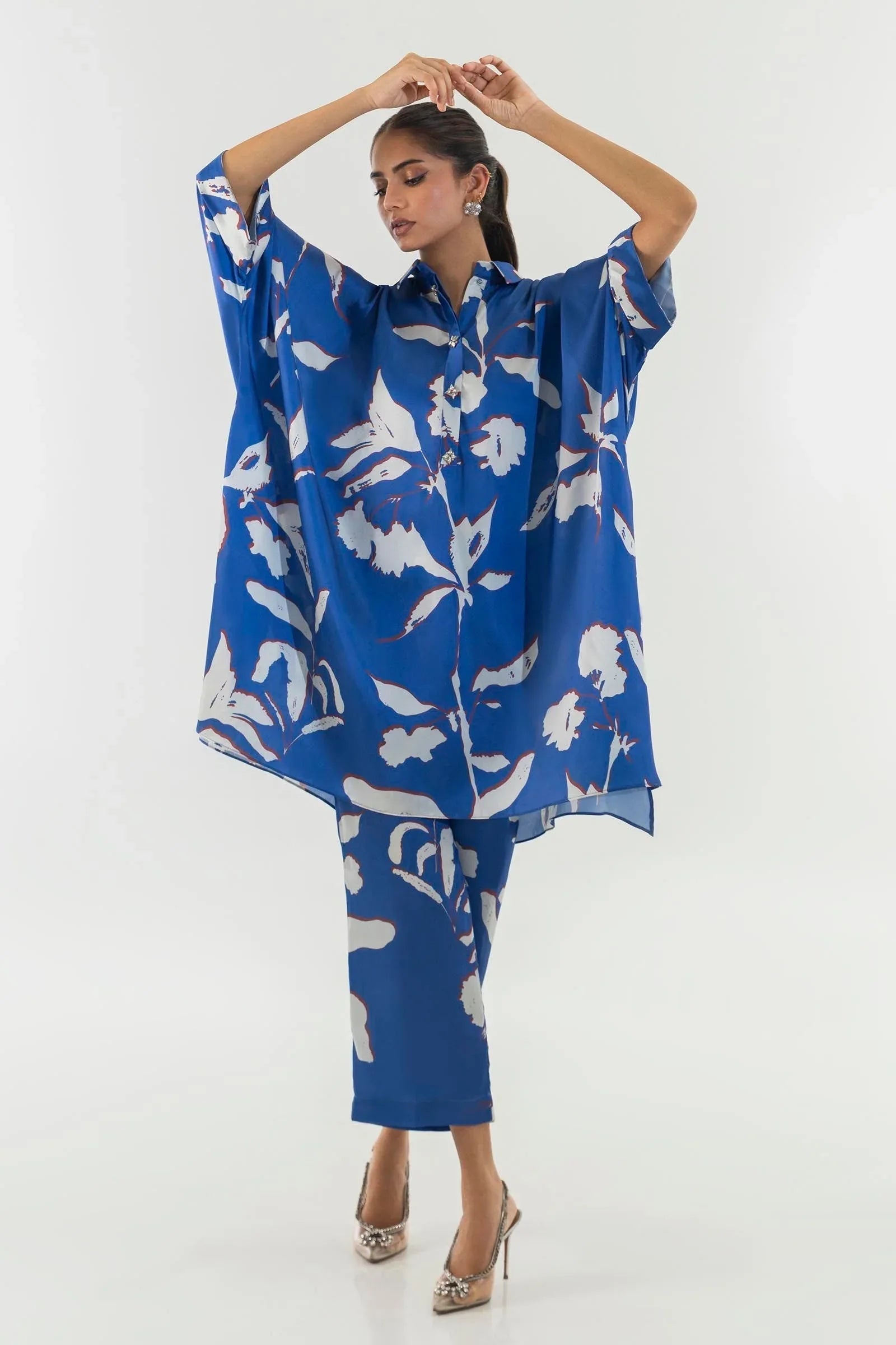 Sana Safinaz | Silk Tunics | SS24STP119P2T - Aqsa Fabrics