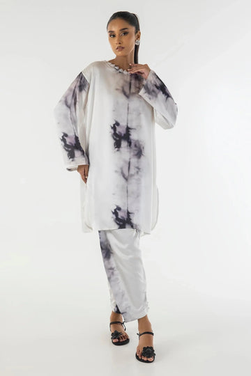 Sana Safinaz | Silk Tunics | SS24STP121P2T - Aqsa Fabrics