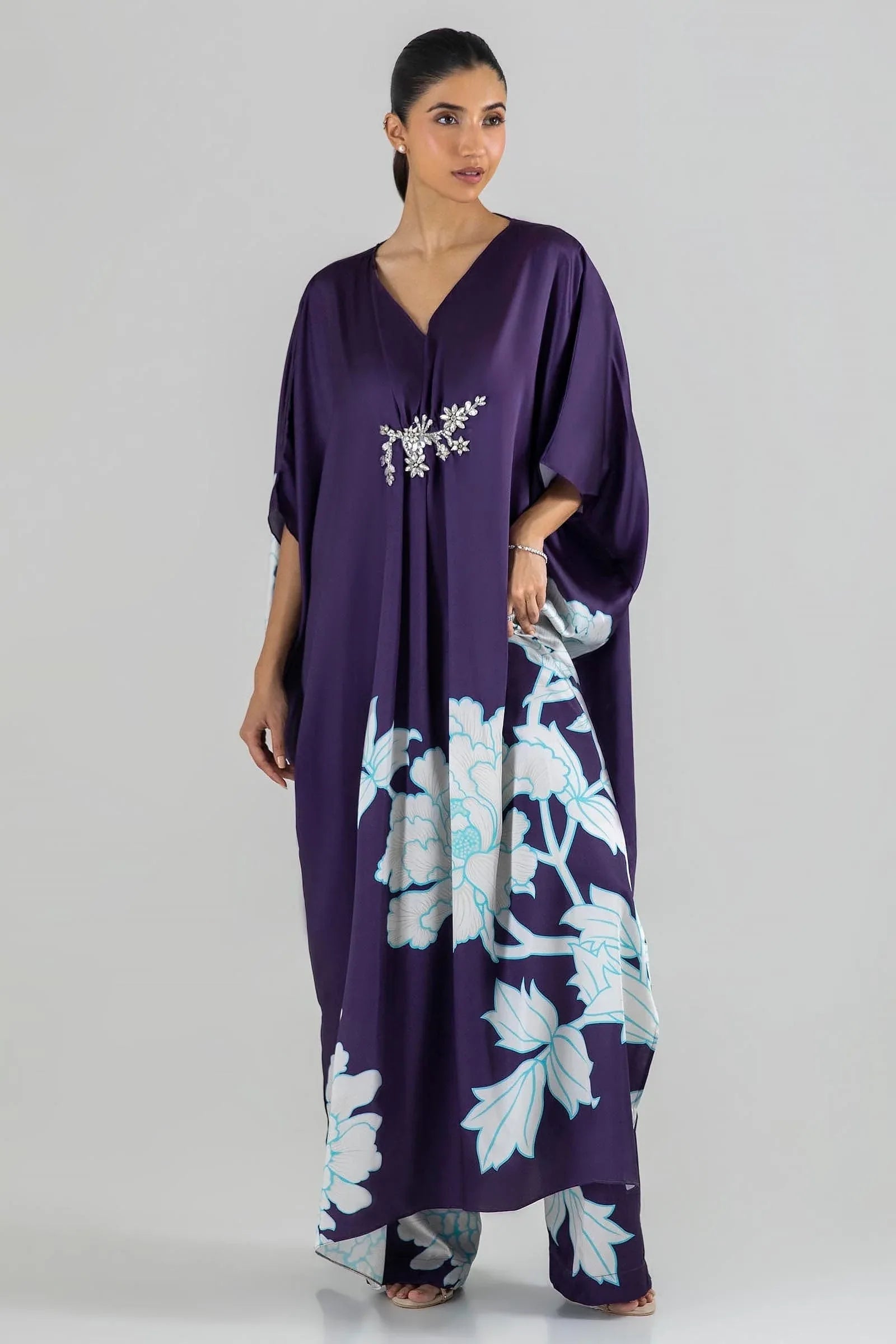Sana Safinaz | Silk Tunics | SS24STP132P2T - Aqsa Fabrics