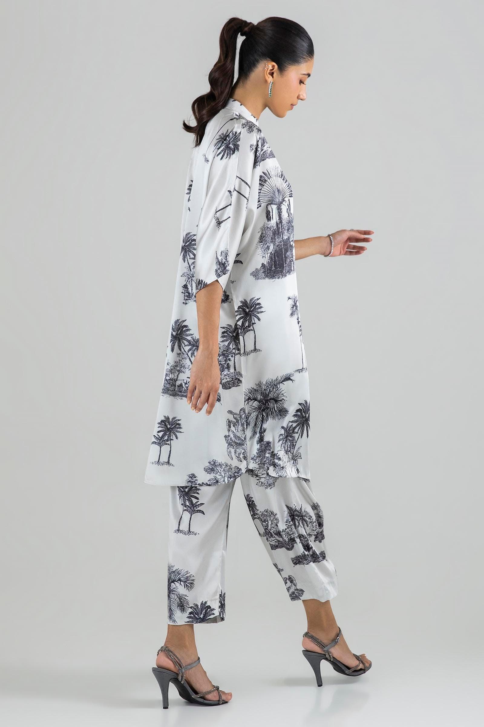 Sana Safinaz | Silk Tunics | SS24STP142P2T - Aqsa Fabrics