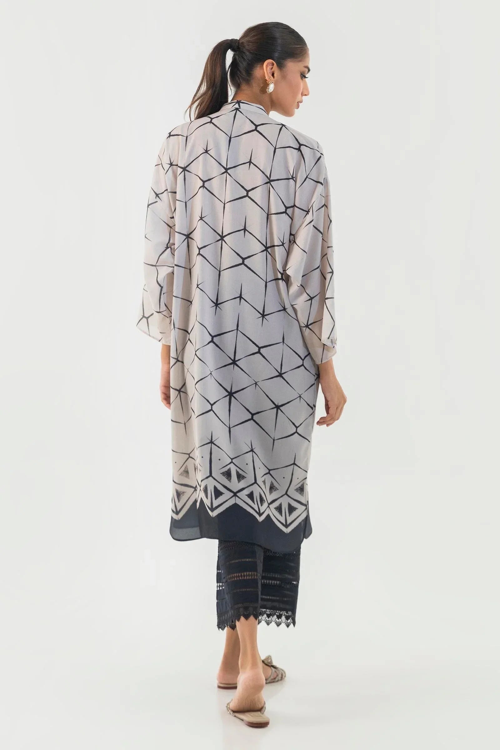 Sana Safinaz | Silk Tunics | SS24STP145 - Aqsa Fabrics