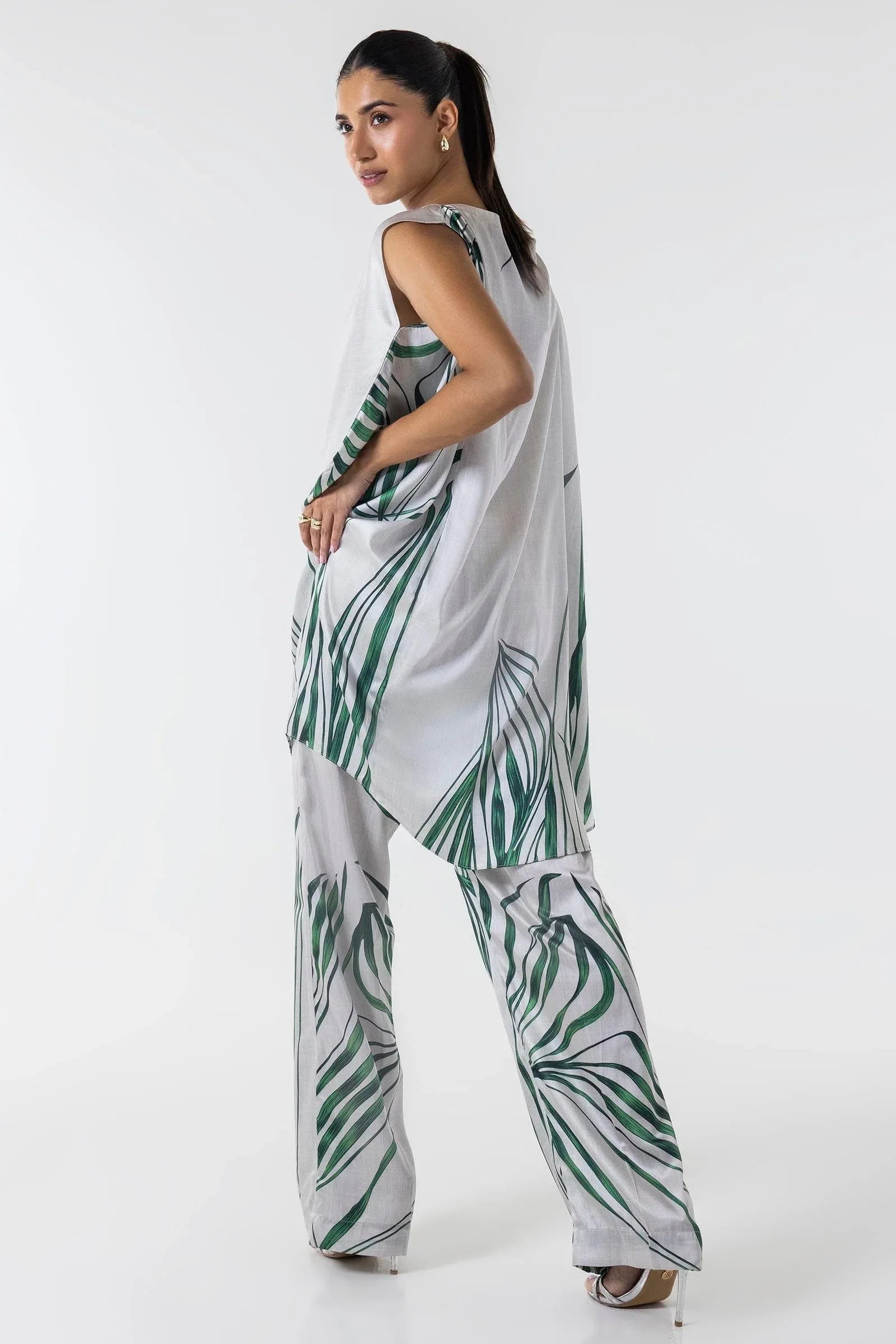 Sana Safinaz | Silk Tunics | SS24STP148P2T - Aqsa Fabrics