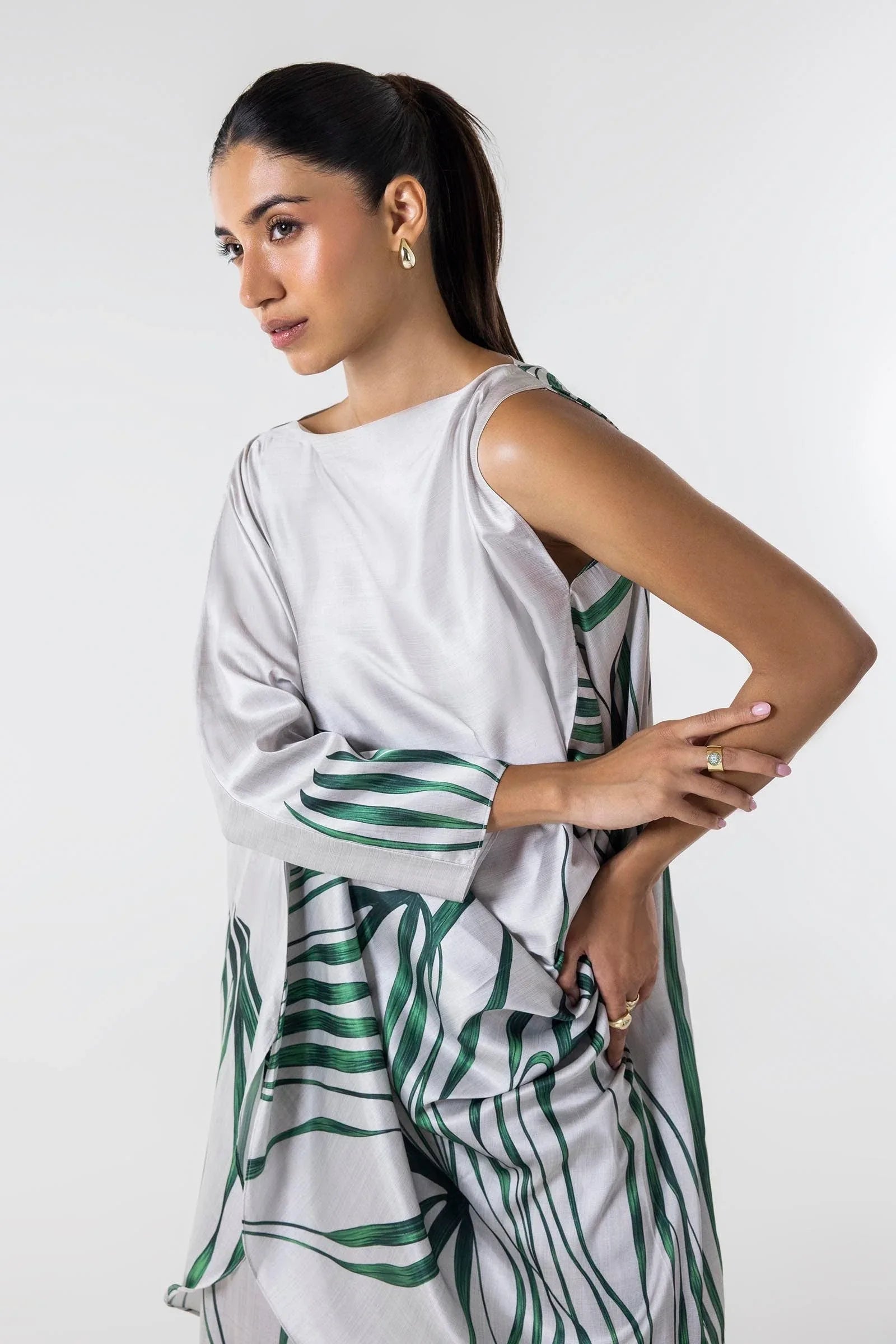 Sana Safinaz | Silk Tunics | SS24STP148P2T - Aqsa Fabrics